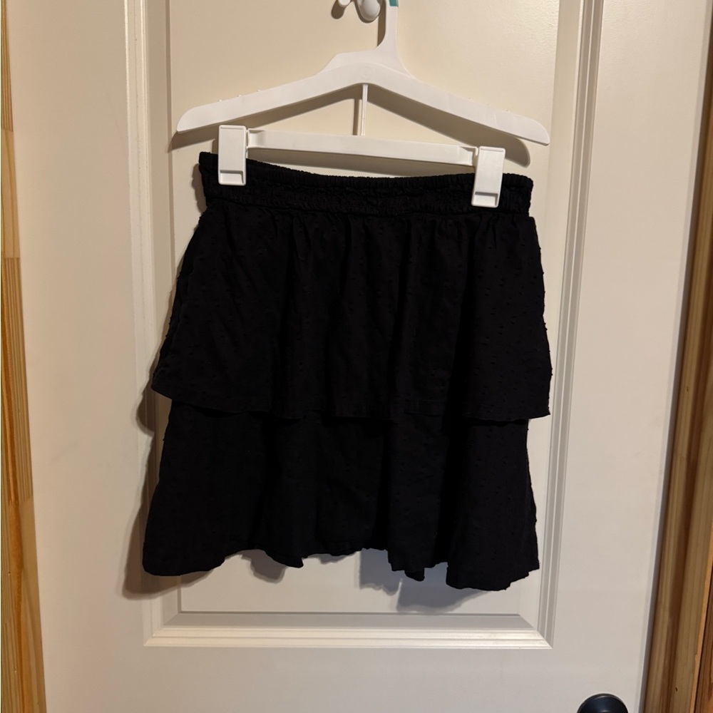 Old Navy‎ Girls XL 14/16 Black Tiered Skirt